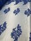 1 Yard Royal Blue French Floral Mesh Lace Fabric for Wedding Dresses and Decor 50/54 Inch Width
